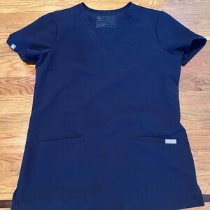 Figs Technical Collection Deep Blue Top